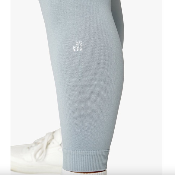 NWT WeWoreWhat Pearl Blue Seamless Leggings - Picture 12 of 16